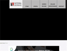 Tablet Screenshot of ir.notoria.pl